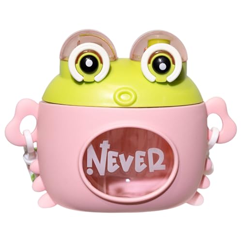 Generisch Gourde pour enfant avec paille - 600 ml - En forme de cancer - Deux ouvertures pour boire - Gobelet anti-fuite pour camping, pique-nique, voyage, randonnée