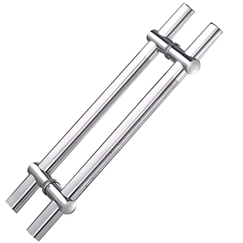Poignée double face pour porte de douche en bois ou verre de garage