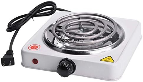 Cooktops Single Electric Burner Portable Hot Plate Stove Camping Cook Dorm RV Countertop Electric Kitchen Stove