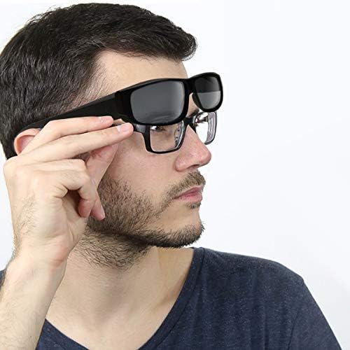 Sonnenbrille polarisiert Unisex SonnenÜberbrille für Brillenträger, UV400 Überbrille für Damen