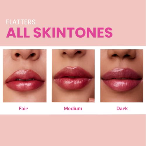 Image of Typsy Beauty Glossified Lip Plumer (Cherry Blossom with Shimmer) | 3-in-1 | Hydrating & Nourishing Lip Balm | Instant Fullness with Lip Plumper | High Shine Lip Gloss | Formulated In Korea | 2.6gm