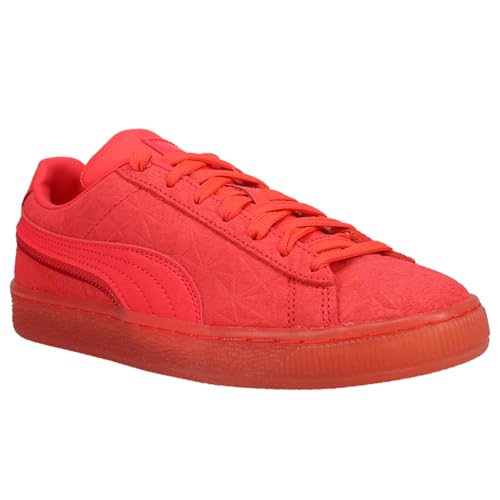 PUMA Kids Girls Suede Triplex Mono Lace Up Sneakers Shoes Casual - Red - Size 6.5 M2