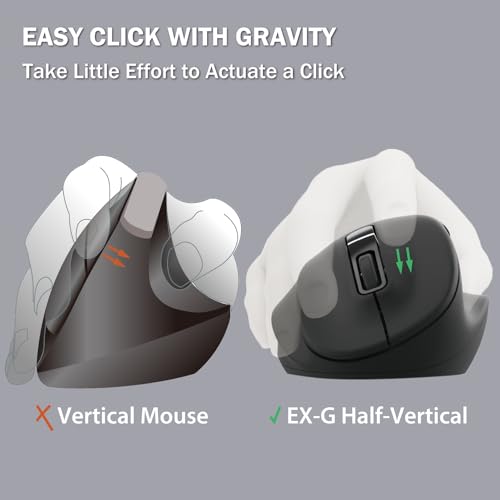 Ratón ergonómico para mano izquierda con cable USB y sensor óptico de 2000 DPI ELECOM 4