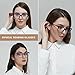 LKEYE Bifocal Reading Glasses Women Blue Light Blocking Progressive Readers Cat Eye Round Frame Clear Top Stylish Oversized Ladies Fashion Large Designer Eyeglasses No Line demi 2 Pack +1.75 Strength