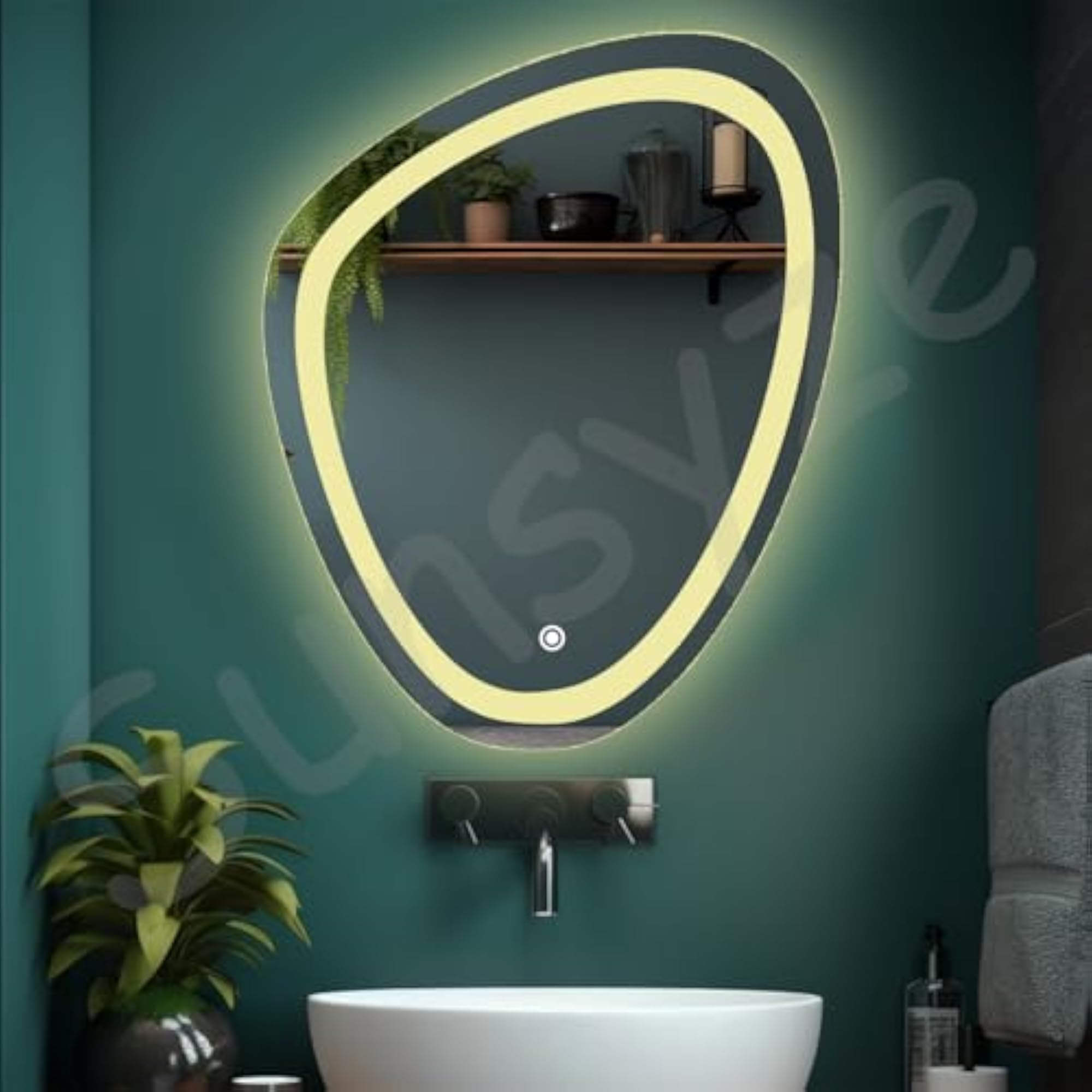 LED Mirror (24x30 Inch), Vanity Wall Mirror