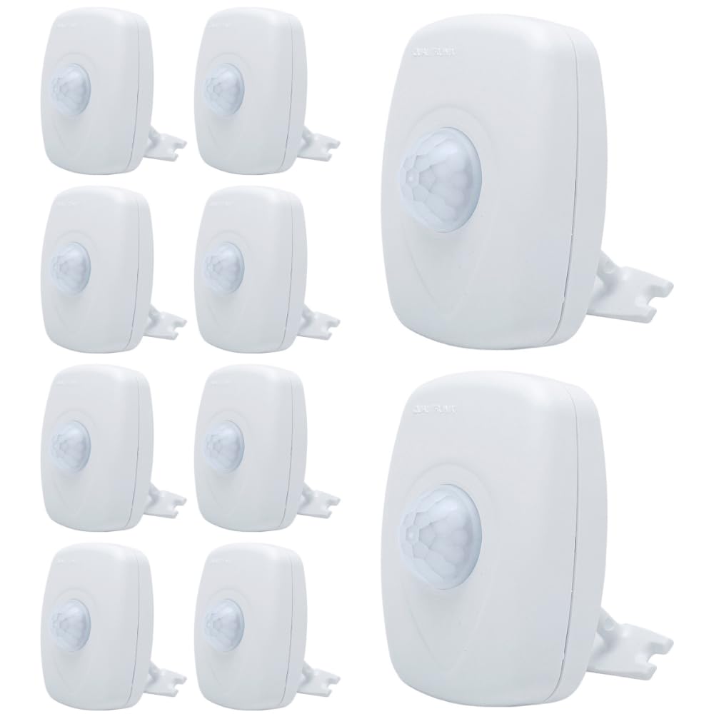 Kit 20x Sensor De Presença Microcontrolado 180º Com Fotocélula E 6 Funções Interno QA21MB