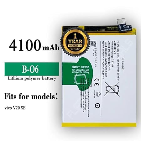 Image of Original B-06 Battrey for Vivo V20 SE Battery with 1 Year Warranty**** (B-06 for)