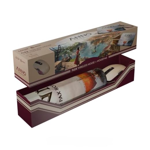 LEXIP X Ubisoft - Anno 117 Bundle Flex Maus + Mousepad