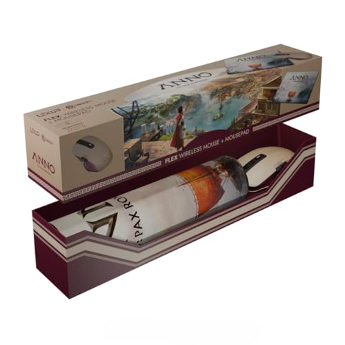LEXIP X Ubisoft - Anno 117 Bundle Flex Maus + Mousepad