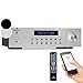 Produktbild Auna Verstärker, HiFi Stereo Mini Verstärker, HiFi-Verstärker mit Bass & Treble Regler, 4 Kanal Audio-Verstärker, Stereo-Verstärker & Lautsprecher mit Fernbedienung & AUX Eingang, AV Receiver