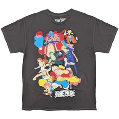 Straw Hat Crew Character Collage - Pigment Dye Black