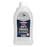 Bluecol BLU001 Universal Clear Antifreeze & Coolant 1 Litre x 6