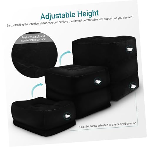Repose-pieds gonflable portable pour le confort des trajets en avion - 7