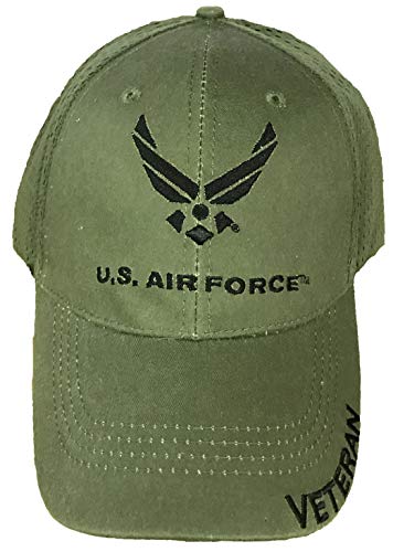 EAGLE CREST U.S. Air Force Veteran Olive Drab Mesh Hat