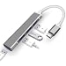 Produktbild MeiLiu USB C Hub, Typ C Hub 1 USB 3.0 und 3 USB 2.0 Anschluss, Plug & Play, Multiport USB C Hub Adapter Mini Dockingstation für Desktop, PC, Laptop, Telefone