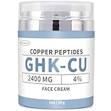 Euphea GHK-Cu Copper Peptide Face Cream, Supports Fine Lines, Wrinkles, Firmness, Deep Hydration & Collagen Production – 2400mg GHK-Cu, 30 g