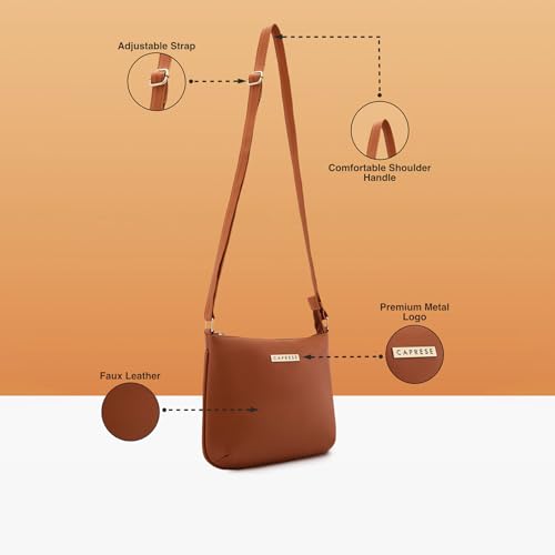 Image of Caprese Rohde Sling Small Bag for Women|Adjustable Strap for Comfortable Wear|Stylish,Versatile Crossbody Bag for Everyday Use, Travel, and Special Occasions