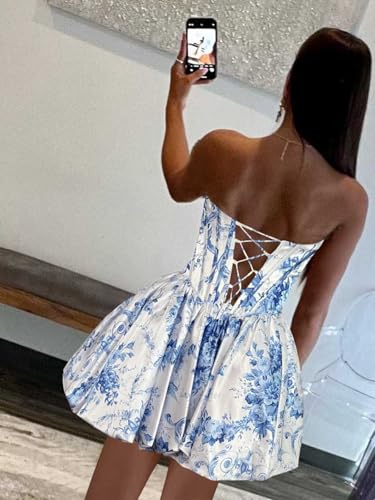 Leopard Print Satin Corset Homecoming Dresses for Teens 2025 Short Strapless Prom Cocktail Dress2