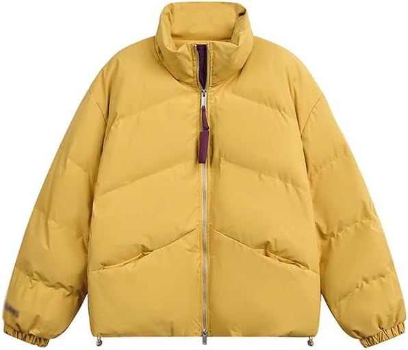 Retro Stand Up Collar Coats Are Thick Warm Cotton Padded Jackets for Men Women in Winter