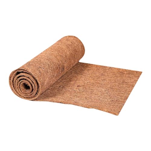 ccHuDE 30 x 100cm Coconut Fiber Carpets Natural Coco Coir Liner No Slip Ice Snow Mats Planter Flower Basket Liner for Reptile Lizard Turtle