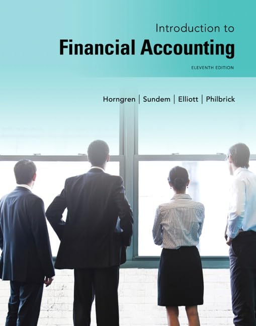 Introduction to Financial Accounting 11th Edition