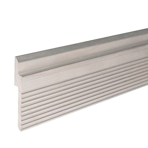 Image of Outwater 46 inch Length 2 Pack Mill Finish Aluminum Z Panel Hanger Clip