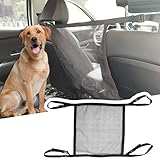 ramuel Dog Car Net Barrier for Cars, SUVs -Easy Install, Keep Pet Dogs in The Back Seats，Car Divider for Driving Safely with Children & Pets