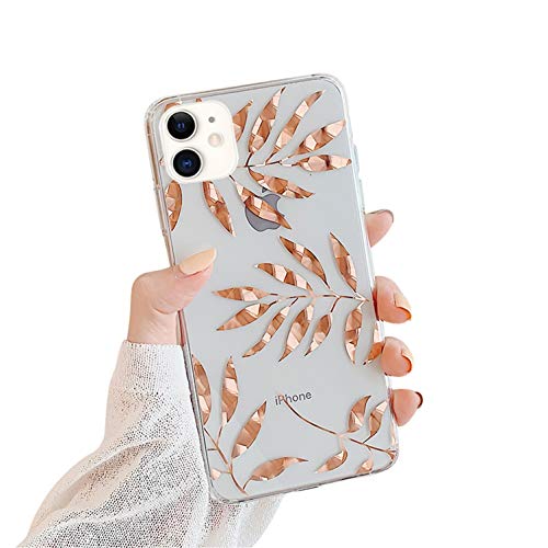 Hülle iPhone 11 Pro, iPhone 11 Pro Schutzhülle Soft Flex Silikon Case Ultradünn Getrocknete Blume Handyhülle Gel TPU Bumper Schutz Tasche
