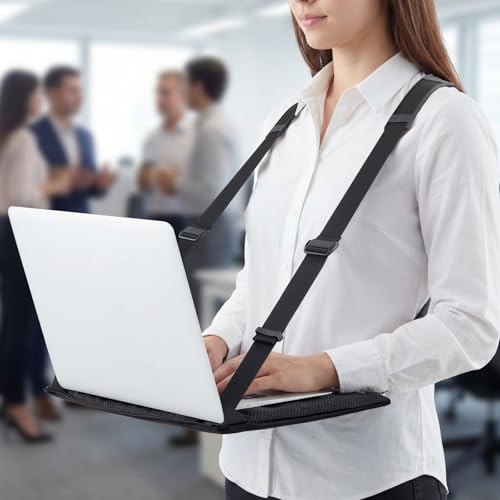 Soporte portátil para laptop negro Tellegloww ajustable