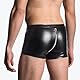 TNSRAY Herren Reißverschluss Leder Shorts, Kunstleder Shorts mit Front Reißverschluss - Wetlook Shorts mit Reißverschluss, Sexy Leder Shorts für Herren, XL