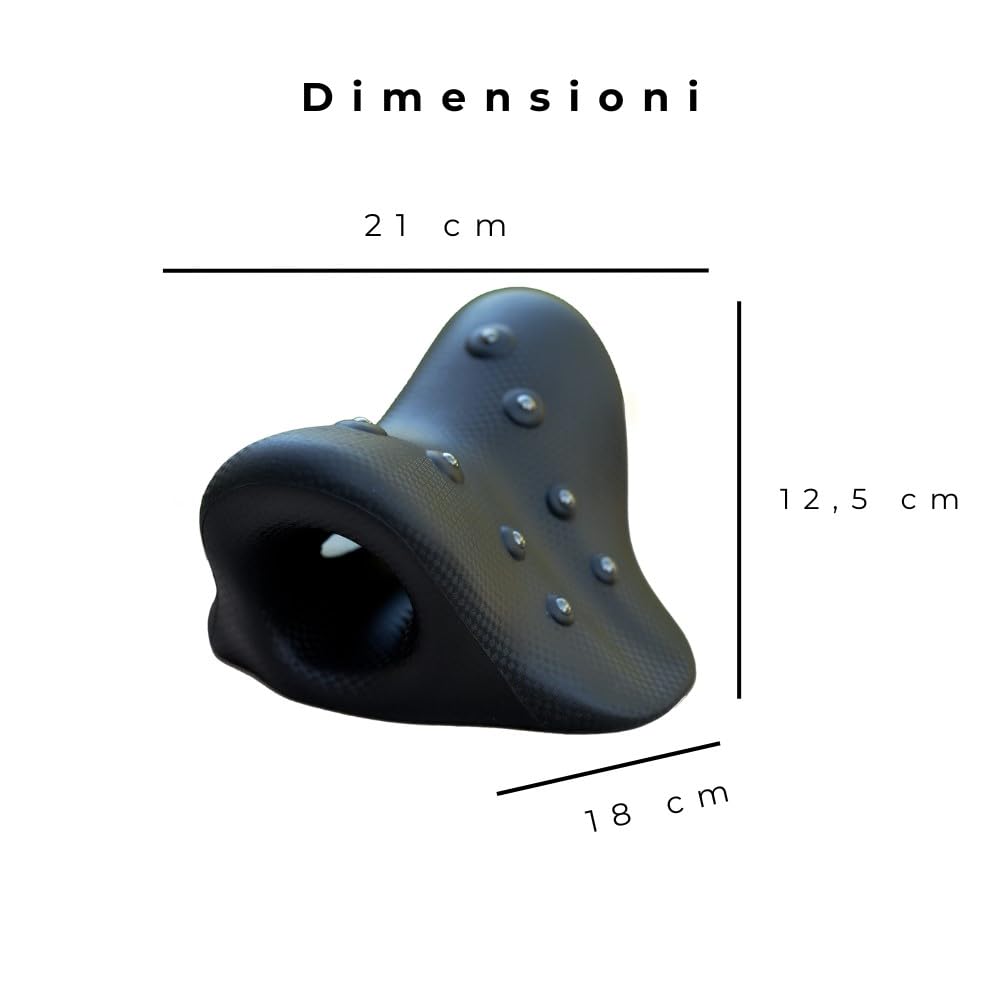 Dispositivo di Trazione Cervicale con 8 Punti Magnetici | Cuscino Chiropratico per Alleviare il Dolore a Collo e Spalle | Correttore di Postura | Rilassante e Portatile | Neck Cloud