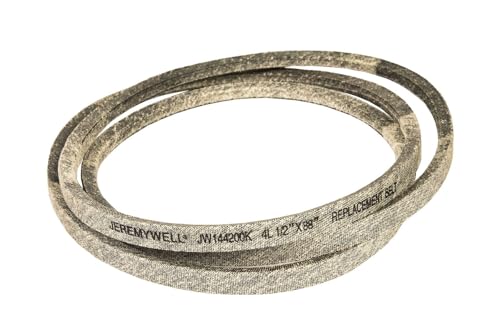 Jeremywell Mower Belt Made with Aramid Fibers 144200 fits Sears Poulan Husqvarna Craftsman, 1/2\"x 88\"
