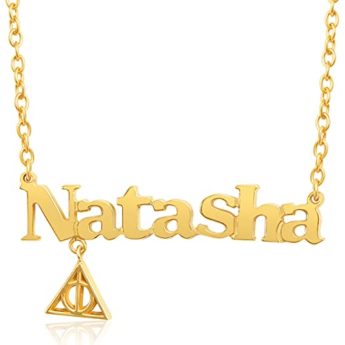 Personalized Deathly Hallows Necklace