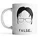 Dwight Schrute False Funny Coffee Mug