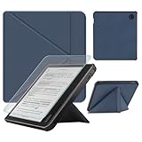Case Compatible with Kobo Libra Colour(2024) and Kobo Libra 2(2021) e-Reader, Includes a Screen Protector - Premium PU Leather Cover with Auto Sleep/Wake