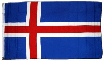 Flagge Island - 60 x 90 cm