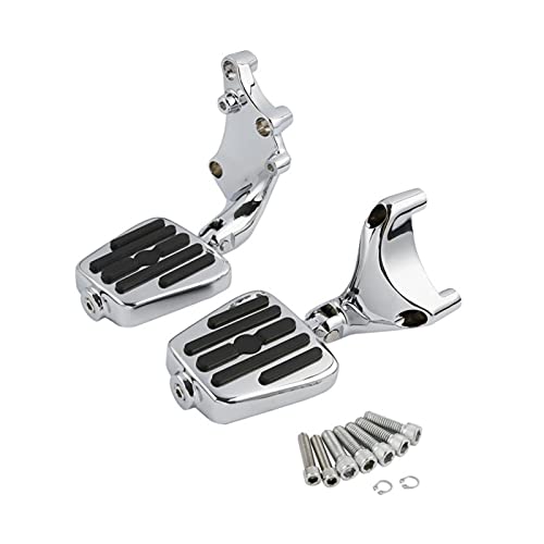 Planches à pied et crochets noirs pour moto Sportster