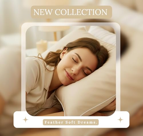 Image of BSB HOME Luxury Satin Silk Pillow Cover | 300 TC Ultra-Smooth Silky Finish | Premium Home Bedding Pillowcase | Soft, Glossy & Skin-Friendly Fabric | 18 x 28 Inches (Pale Moonstone)