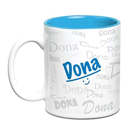 PrimeChef Dona personligt namn keramik, 315 ml, 1 enhet | MUGS-ACT-323