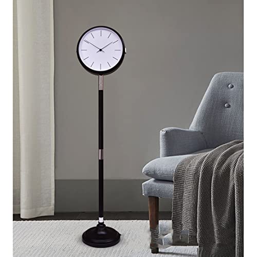 Jtyx Metal Floor-Standing Clock Double-Sided 145Cm High Modern Quartz Clock - Grandfather Clock For Living Room Decor, Battery Operated #TOP1