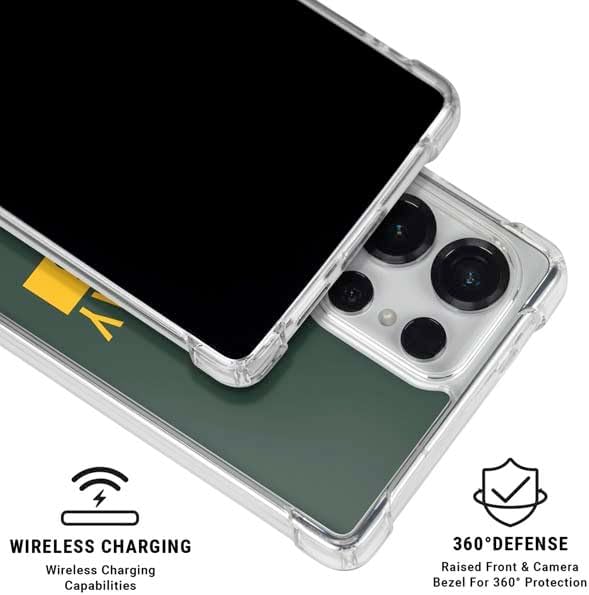 Skinit Clear Phone Case Compatible with Galaxy S25 Ultra - Officially Licensed NFL Green Bay Packers Green Performance Series Design