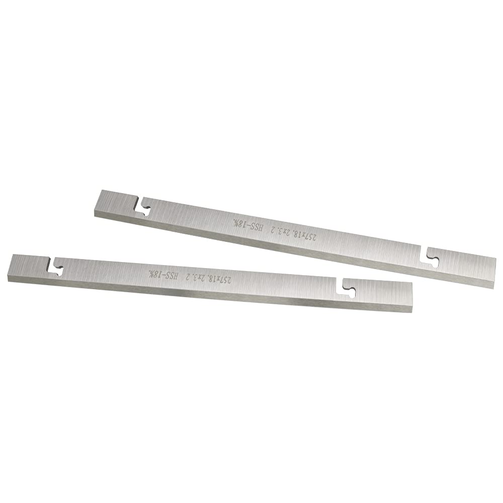 Lames De Raboteuse HSS 257x18,2x3,2 Mm - Paire De 2 - Pour Fox F22-561, Macallister, Axminster, Etc.