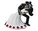 DWK Day of The Dead Dancing Skeleton Couple Wedding Style Dia de Los Muertos Figurine Statue Cake Topper Home Valentine Decor Sculptures and Figurines