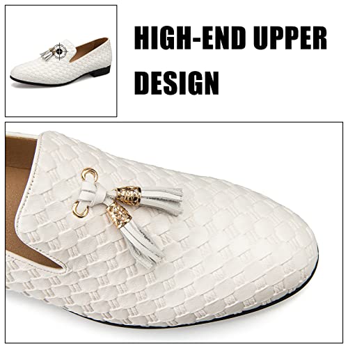 Image of JITAI Men's Fashion Loafers Wedding Shoes Loafers for Men Party Shoes