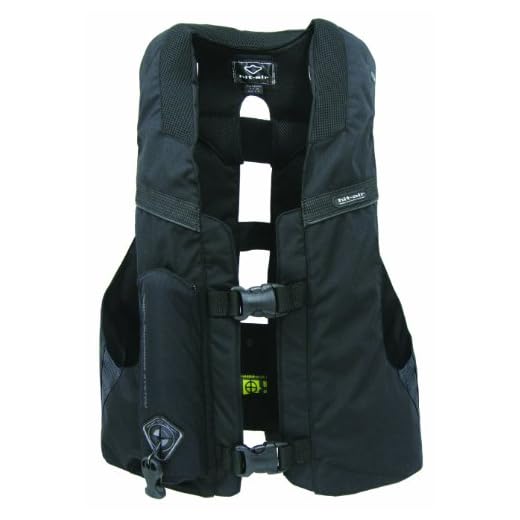 Hit Air - Chaleco de moto con Airbag MLV-C L Negro