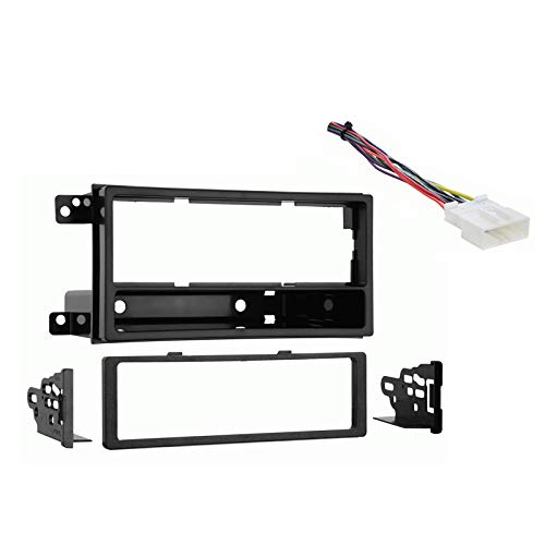 Harmony Audio Compatible with Subaru Impreza WRX 2012 2013 2014 Without Factory NAV Single DIN Stereo Harness Radio Dash Kit