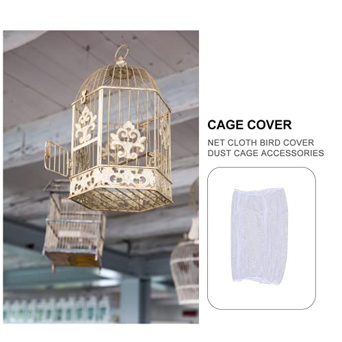 iplusmile Vogel Accessoire 1 St Stofdicht Vogelkooi Cover Mesh Netto Cover Decoratieve Vogelkooi - Afbeelding 3
