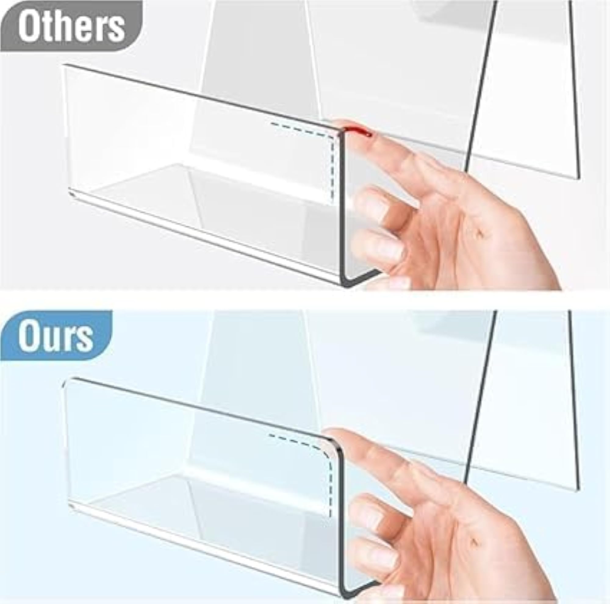 Clear Acrylic Book Display Stand Holder