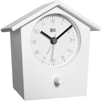 KOOKOO EarlyBird White, Birdsong Alarm Clock with Original Field Recordings or a Three-Tone gong