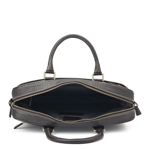Image of Da Milano Leather Laptop Bag for Men & for Women - Fits Upto 15 inch Laptop (6166D)